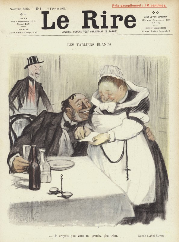 Illustration för Le Rire av Jules Abel Faivre