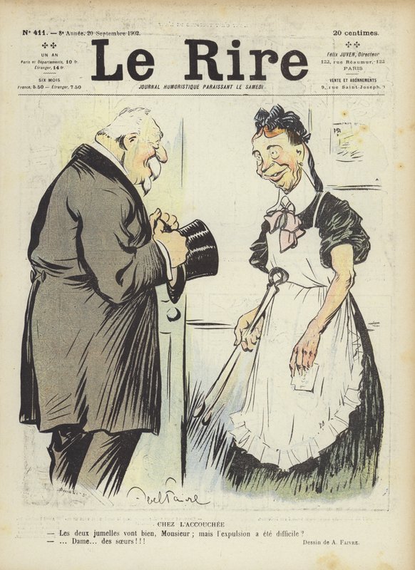 Illustration för Le Rire av Jules Abel Faivre