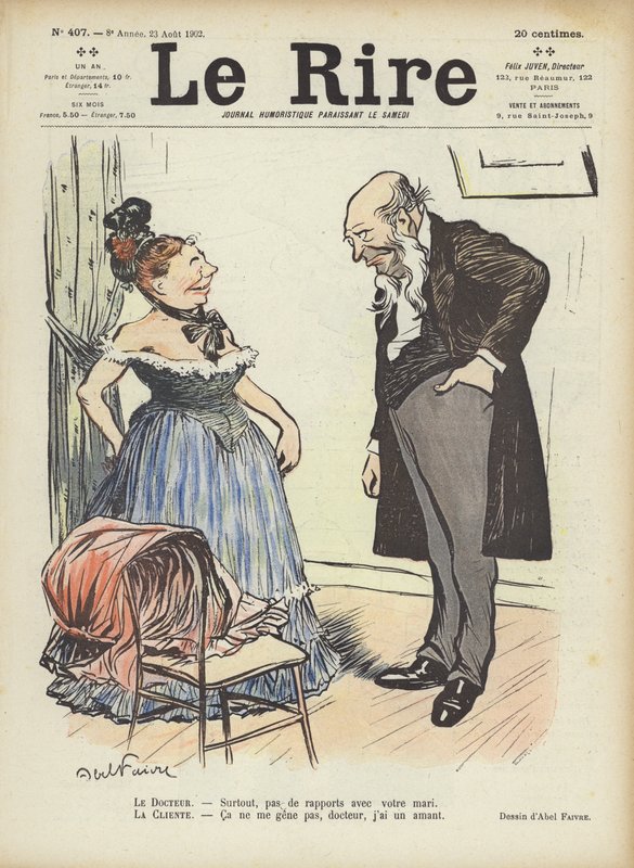 Illustration för Le Rire av Jules Abel Faivre