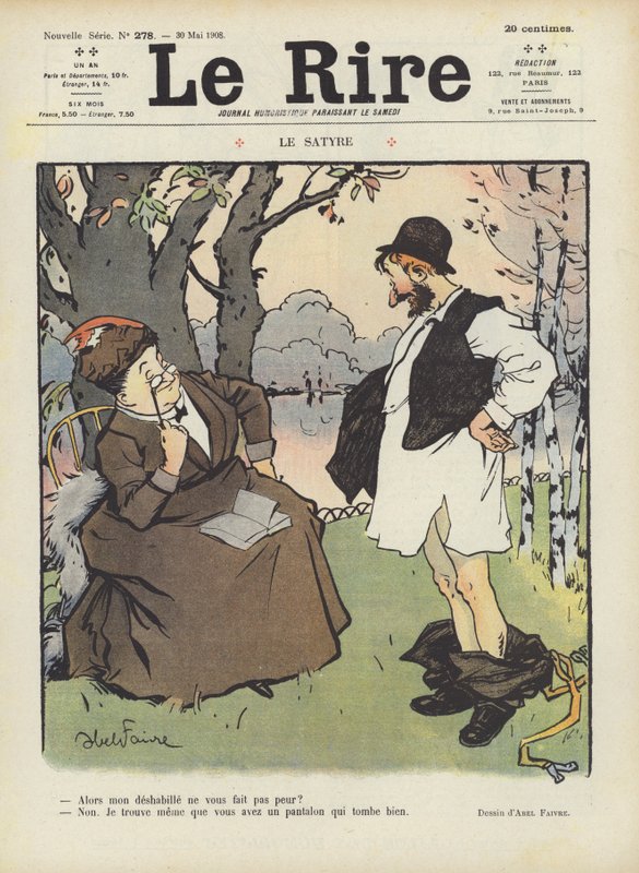 Illustration för Le Rire av Jules Abel Faivre