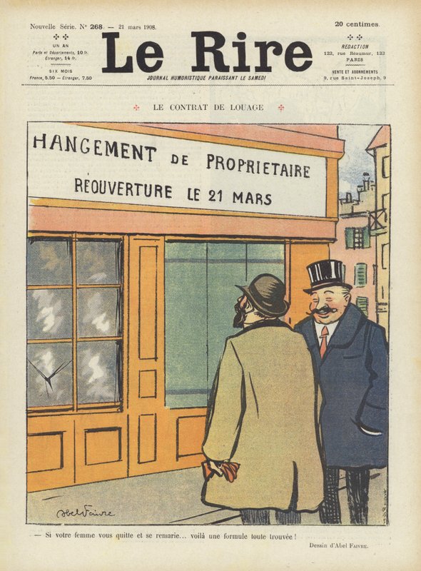Illustration för Le Rire av Jules Abel Faivre