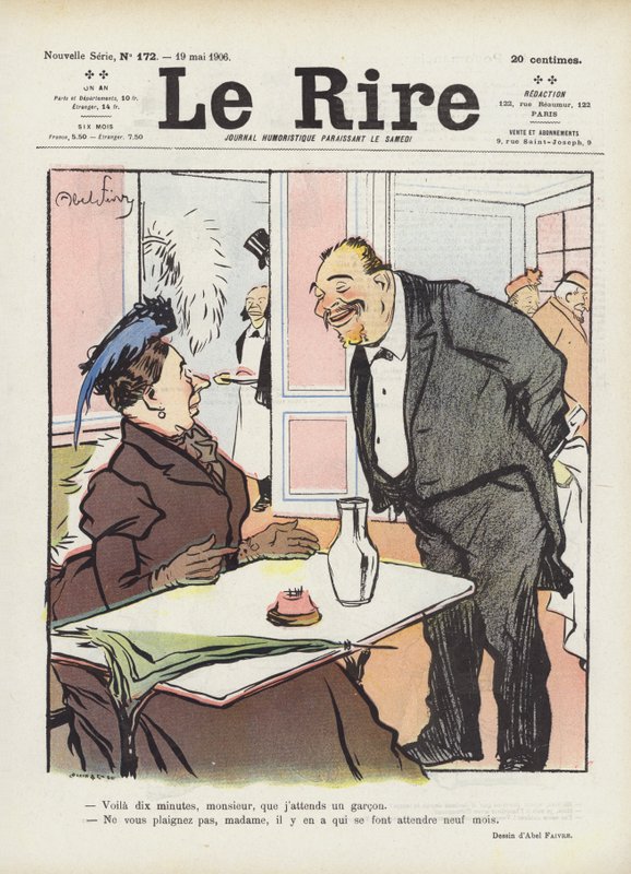 Illustration för Le Rire av Jules Abel Faivre