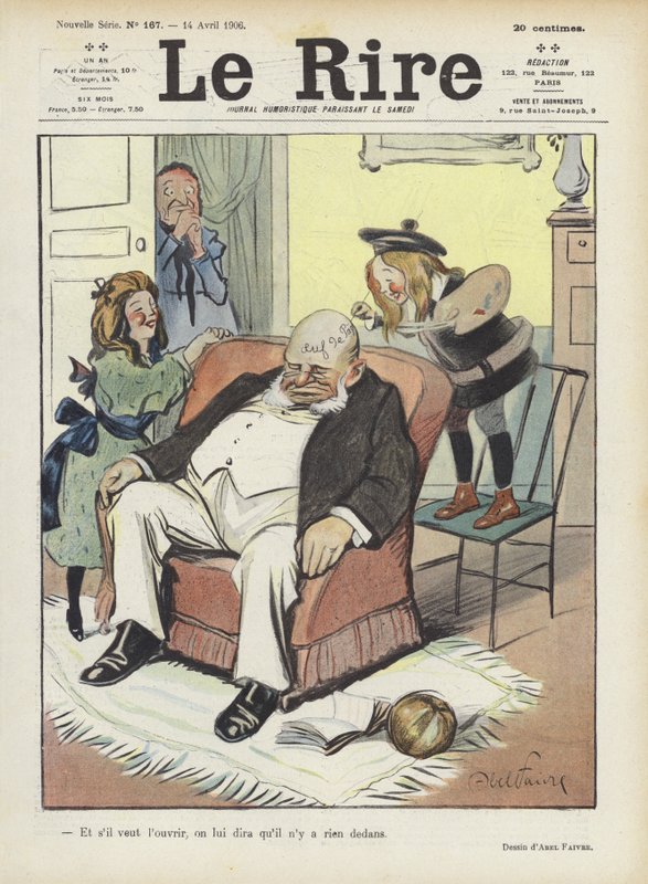 Illustration för Le Rire av Jules Abel Faivre