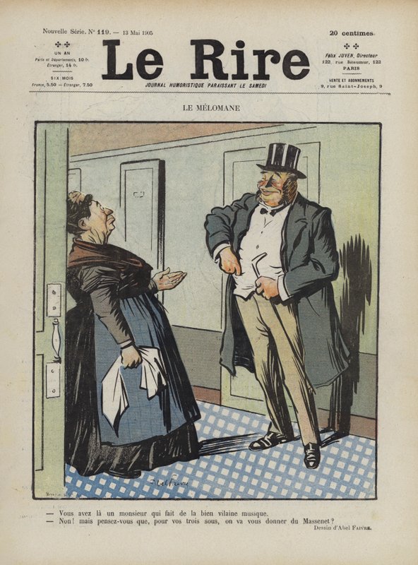 Illustration för Le Rire av Jules Abel Faivre