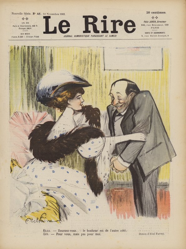 Illustration för Le Rire av Jules Abel Faivre