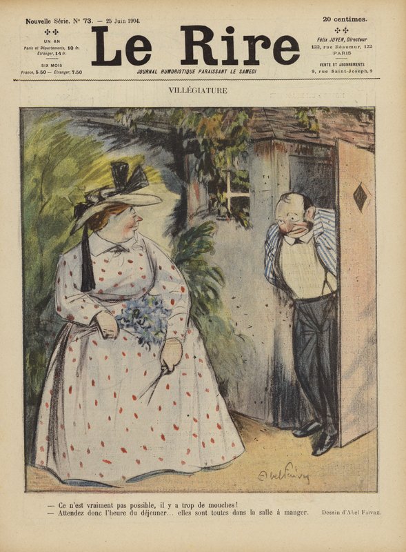 Illustration för Le Rire av Jules Abel Faivre