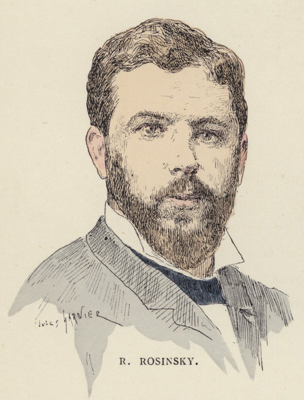 R Rosinsky (färg litho) av Jules Arsene (after) Garnier