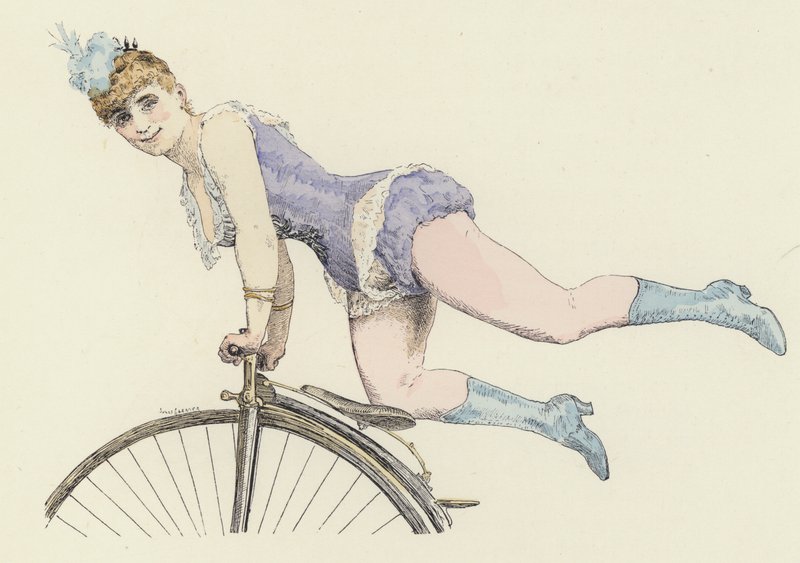 Cykelartist av Jules Arsene Garnier