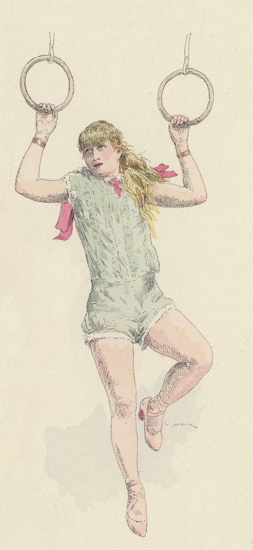 Kvinnlig gymnast av Jules Arsene Garnier