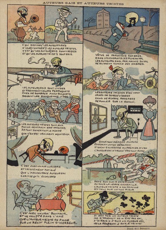 Illustration för Le Rire av Jules Depaquit