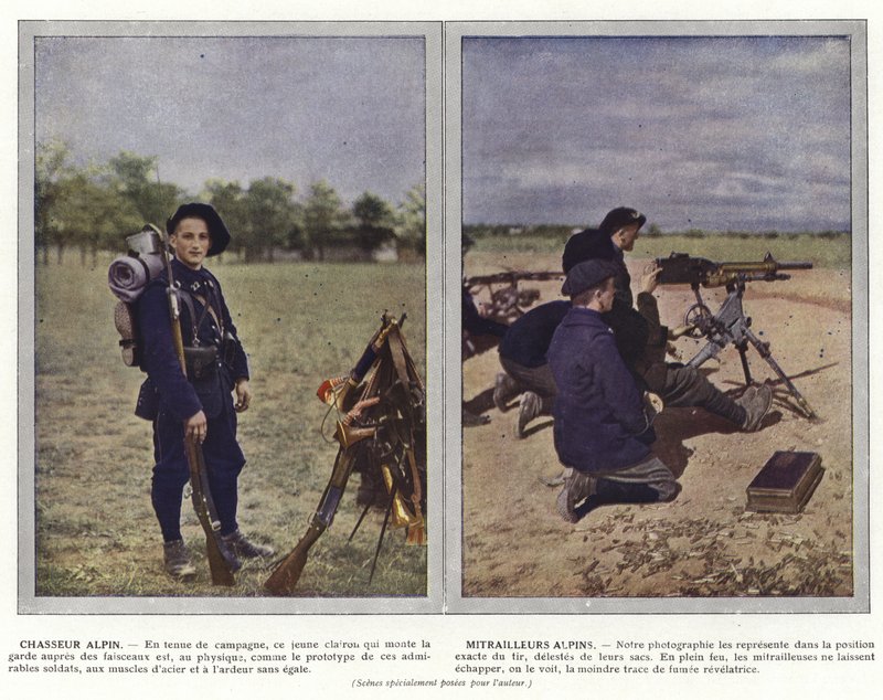 Alpine Hunter, Alpine Gunners av Jules Gervais Courtellemont