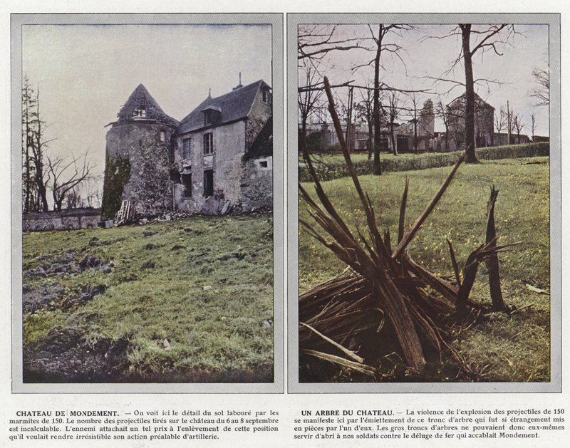 Chateau de Mondement, ett slottsträd av Jules Gervais Courtellemont