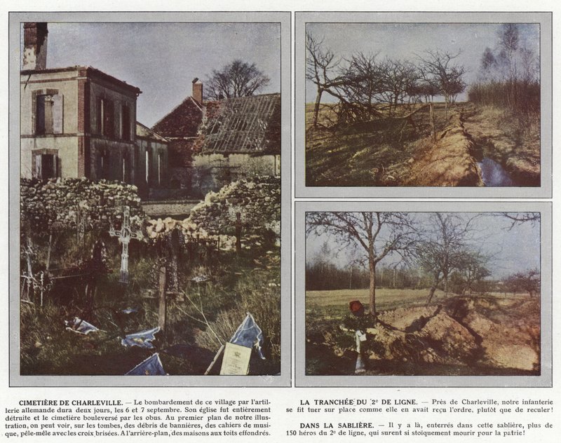 Charleville Cemetery, La Tranchee du 2e de Ligne, I Sabliere av Jules Gervais Courtellemont