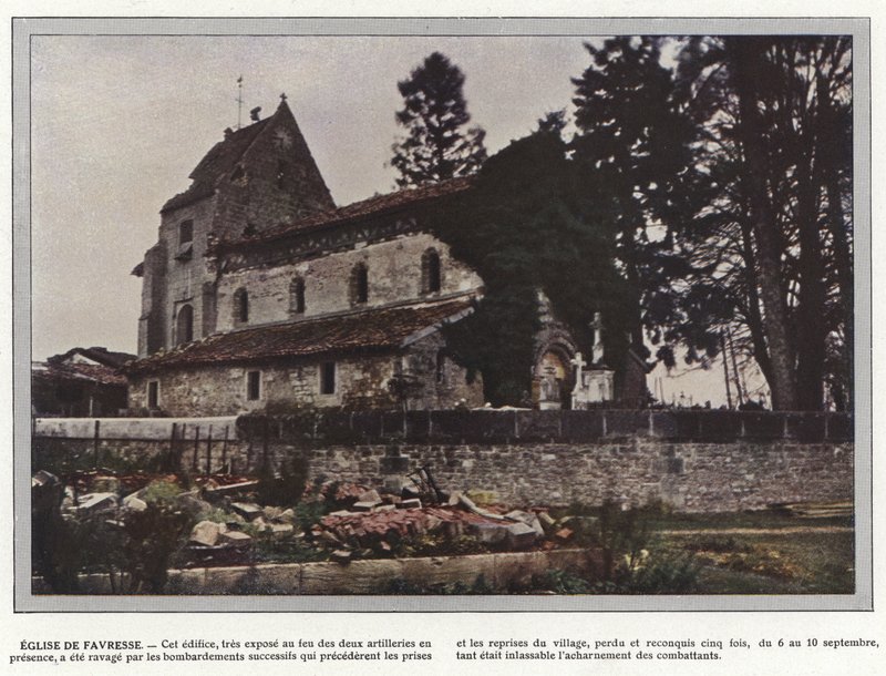 Kyrkan i Favresse av Jules Gervais Courtellemont