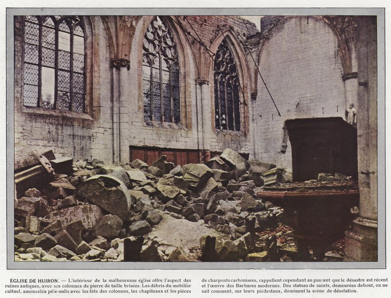 Huiron kyrka av Jules Gervais Courtellemont