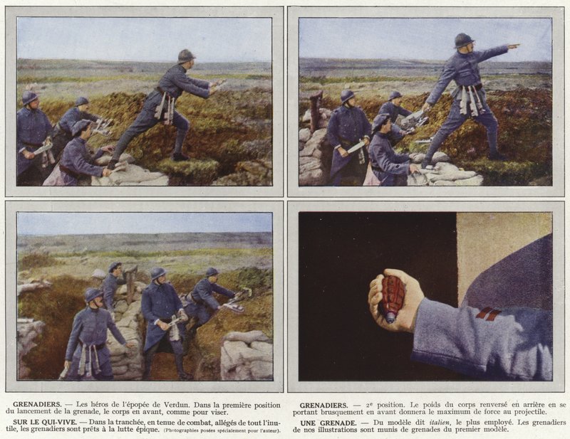 Grenadier, Grenadiers, Sur Le Qui-Vive, En granat av Jules Gervais Courtellemont