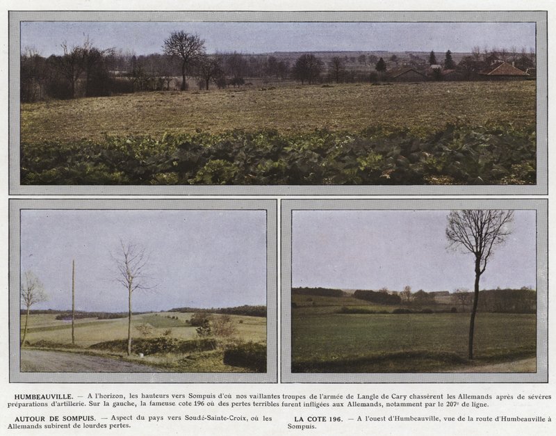 Humbeauville, runt Sompuis, La Cote 196 av Jules Gervais Courtellemont