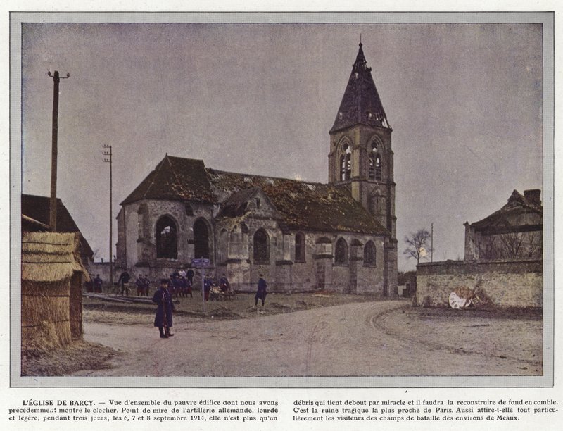 Kyrkan i Barcy av Jules Gervais Courtellemont