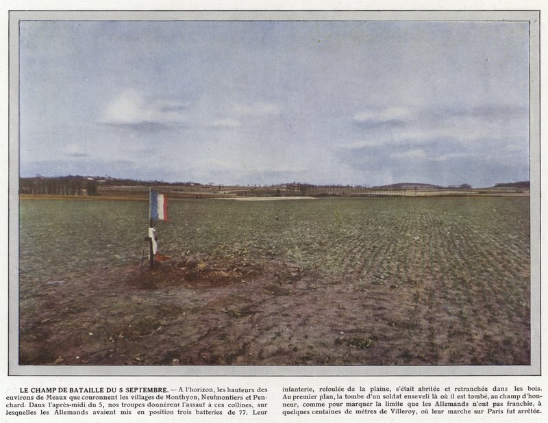 Slagfältet den 5 september av Jules Gervais Courtellemont