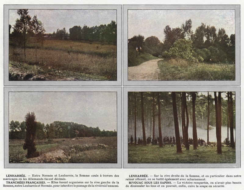Lenharree, Lenharree, Tranchees Francaises, Bivouac Under the Firs av Jules Gervais Courtellemont
