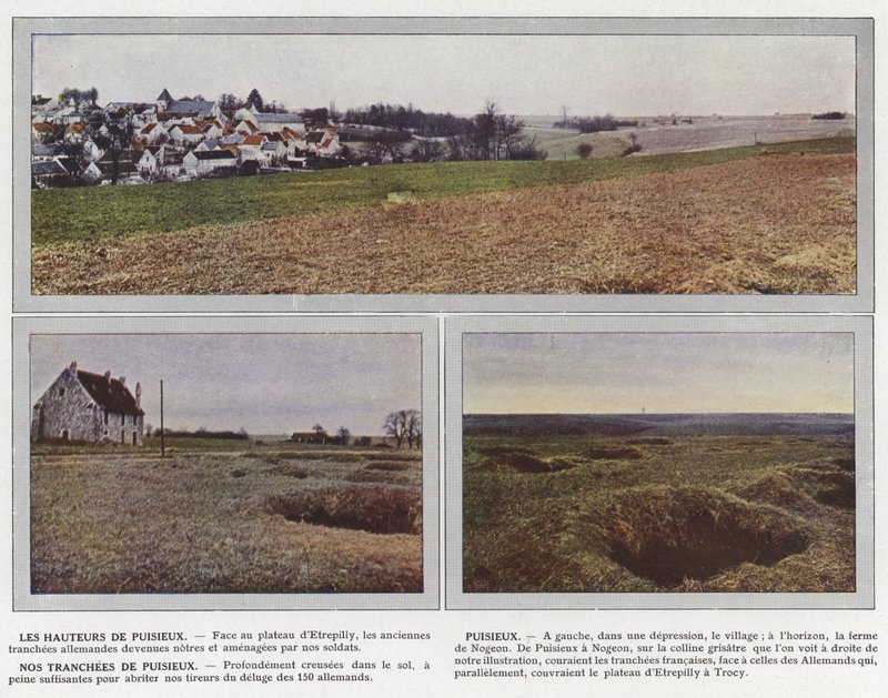 Höjden av Puisieux, Puisieux, Våra Trancher av Puisieux av Jules Gervais Courtellemont