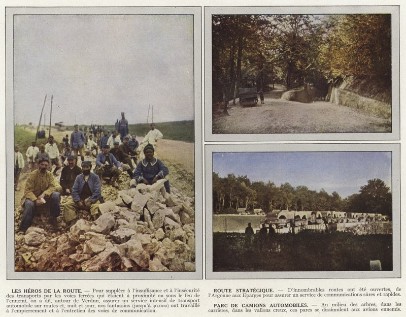 Les Heros de la Route, Route Strategique, Parc de Camions Automobiles av Jules Gervais Courtellemont