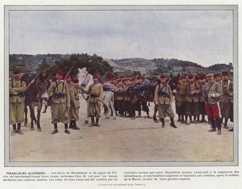 algeriska skärmytslingar av Jules Gervais Courtellemont