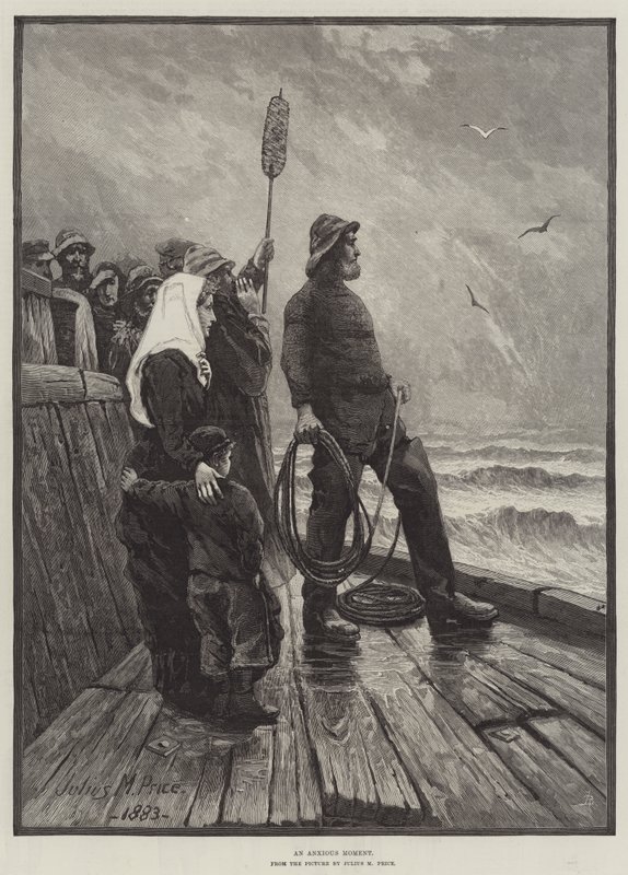 Ett oroligt ögonblick av Julius Mandes Price