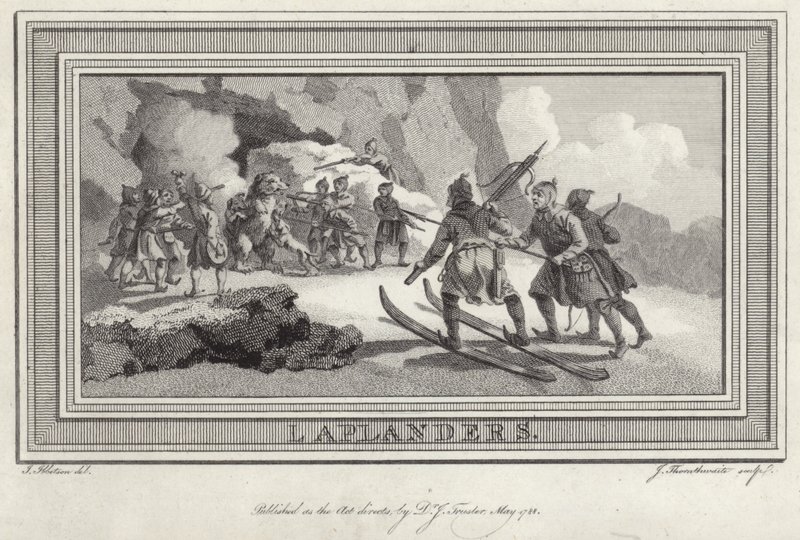 Laplanders av Julius Caesar Ibbetson