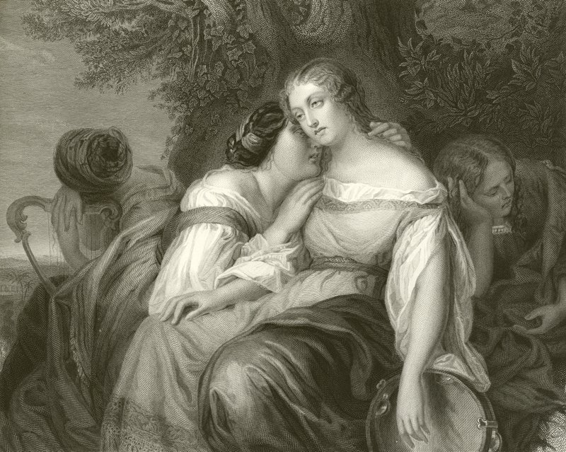Jeftas dotter av Julius Friedrich Anton Schrader