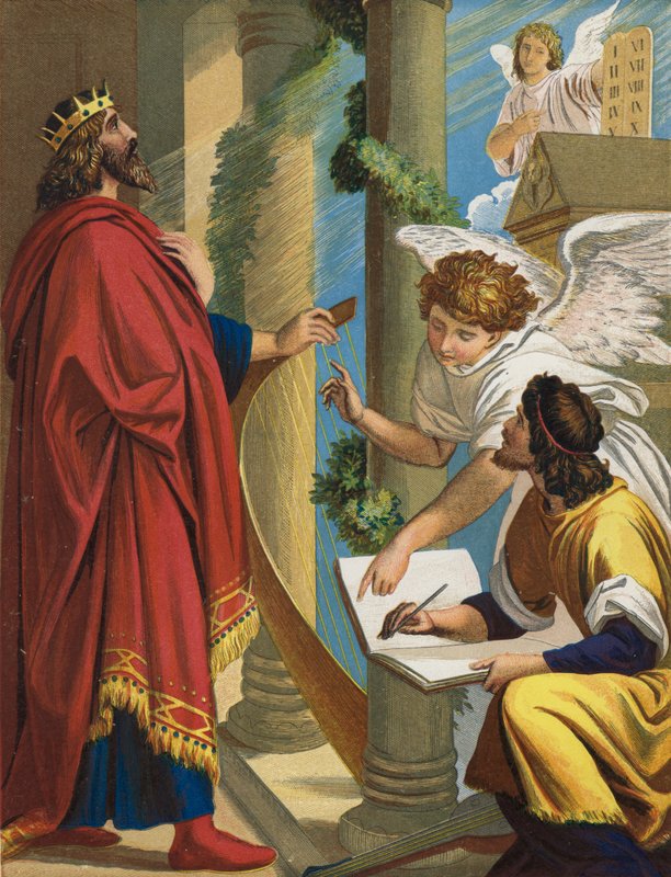 Davids petition av Julius Schnorr von Carolsfeld