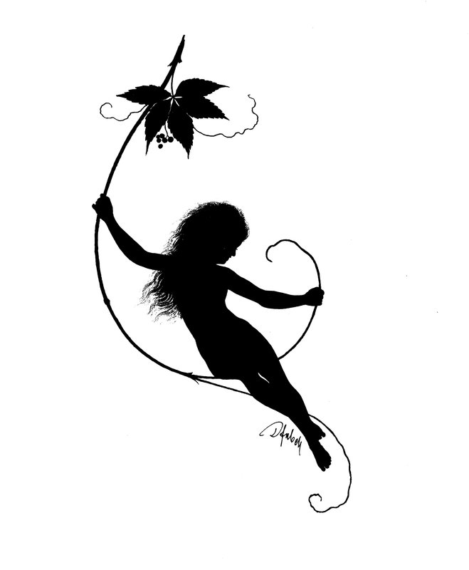 Illustration för Gottliche Jugen av K W Diefenbach av Karl Wilhelm Diefenbach