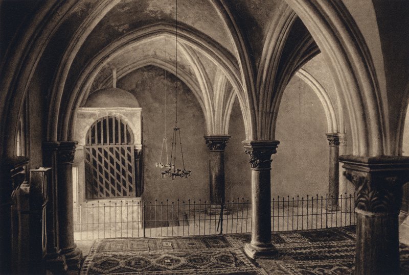 Jerusalem, Nattvardens kammare (s/v foto) av Karl Grober