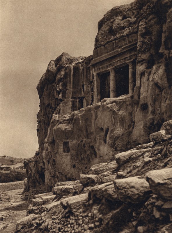 Jerusalem, St James grotta i Kidrondalen (s/v foto) av Karl Grober