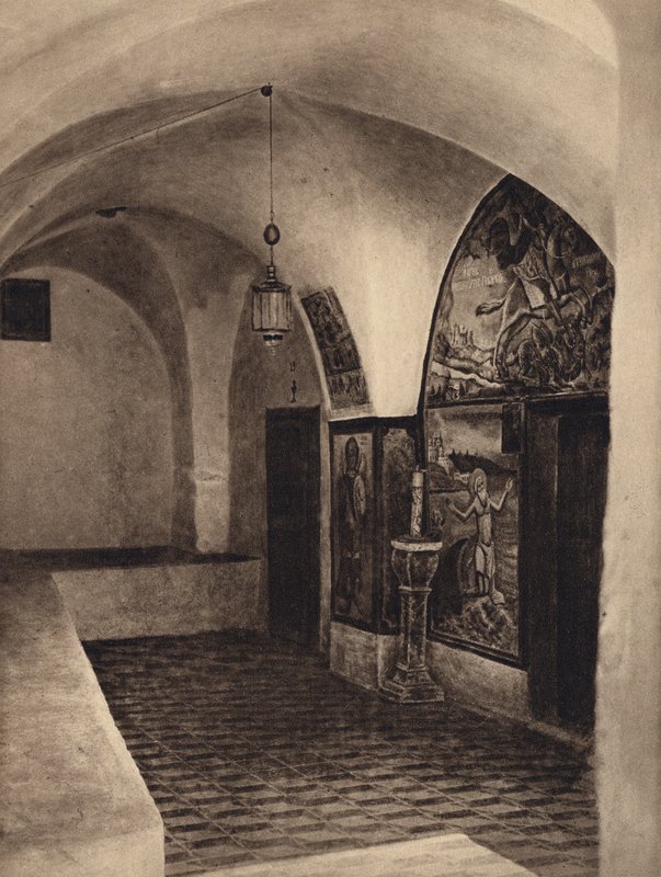 Mar Saba, Chrysorrhoas kapell (s/v foto) av Karl Grober