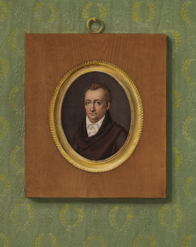 Porträtt av Johann Wolfgang Goethe av Karl Josef Raabe