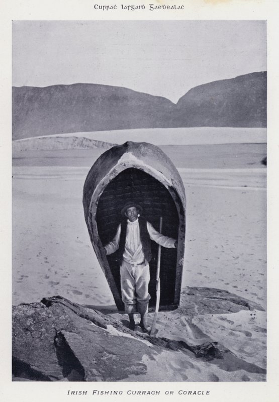 Irish Fishing Curragh eller Coracle (s/v foto) av Karl Karlovich Piratsky