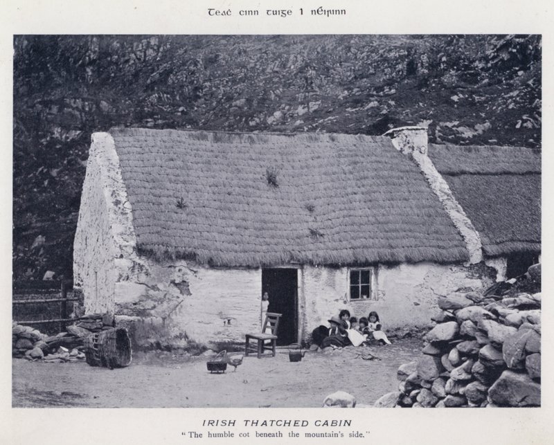 Irish Thatched Cabin (s/v foto) av Karl Karlovich Piratsky