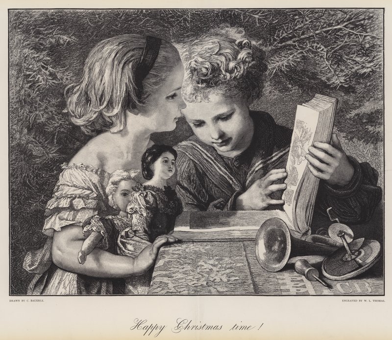 Glad jul! av Karl Wilhelm Friedrich Bauerle