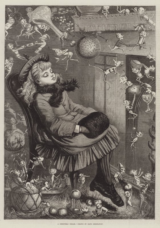 En juldröm av Kate Greenaway