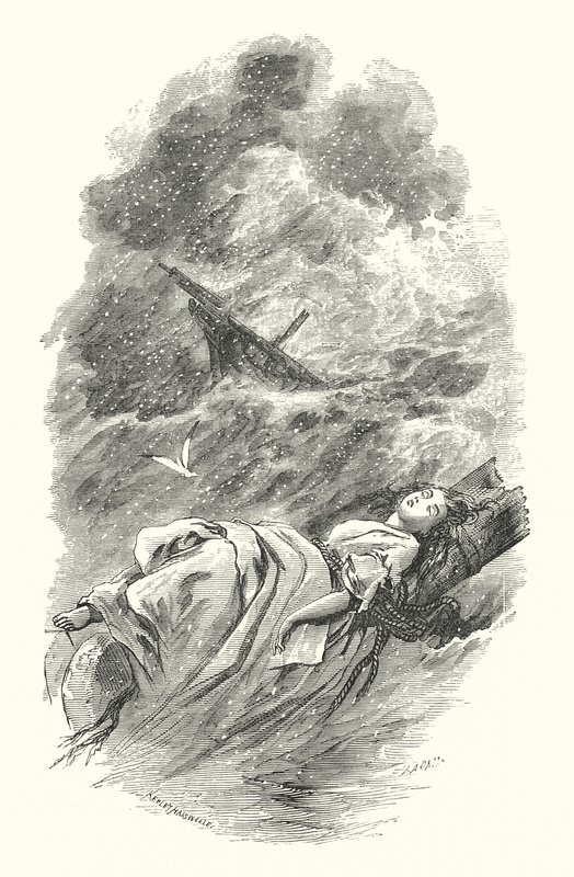 Vraket av Hesperus (gravyr) av Keeley Halswelle