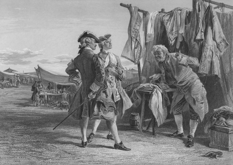 Bråket mellan Pedlar och Cleveland på mässan i Kirkwall av Keeley Halswelle