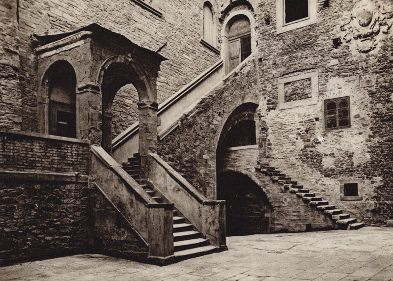 Italien: Cortona, Palazzo Pretorio (s/v foto) av Kurt Hielscher