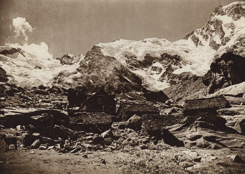 Italien: Monte Rosa (s/v foto) av Kurt Hielscher
