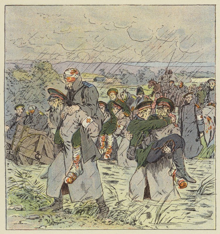 Retreat från Turentchen av L. Malespine