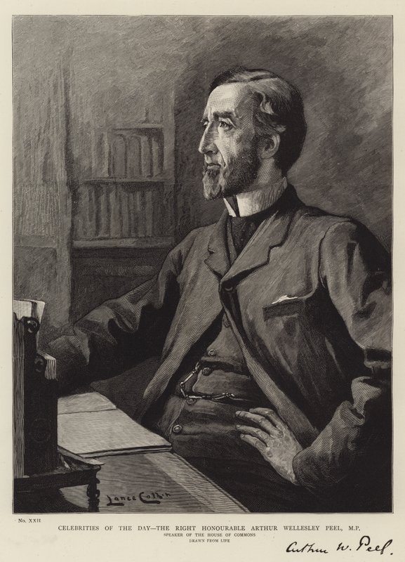 Dagens kändisar, Arthur Wellesley Peel, parlamentsledamot av Lance Calkin
