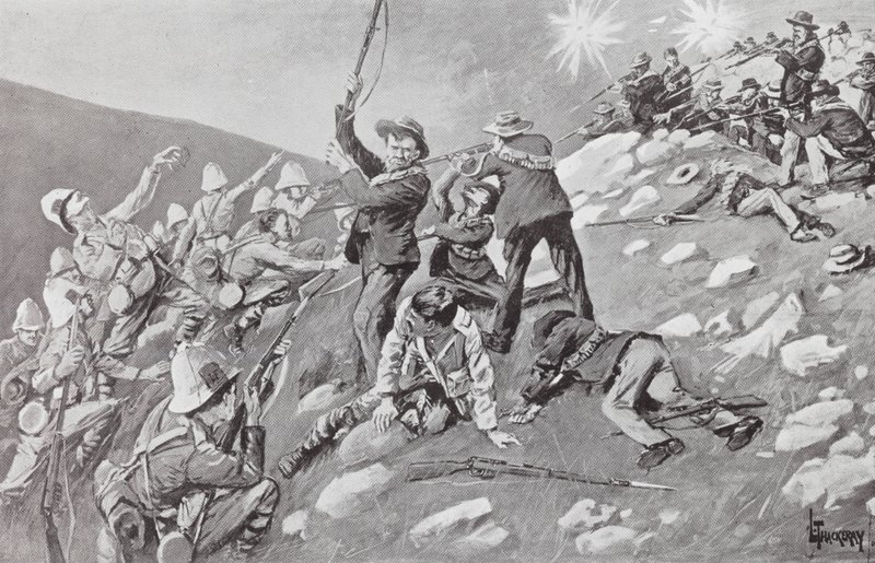 Charge of the Inniskillings, Slaget vid Tugela Heights av Lance Thackeray