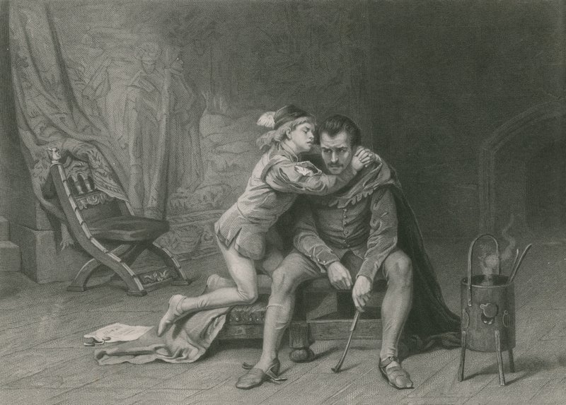 Prins Arthur och Hubert, kung John av Laslett John Pott