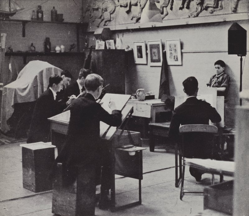 Ritskola, Eton (s/v foto) av Laszlo Moholy Nagy
