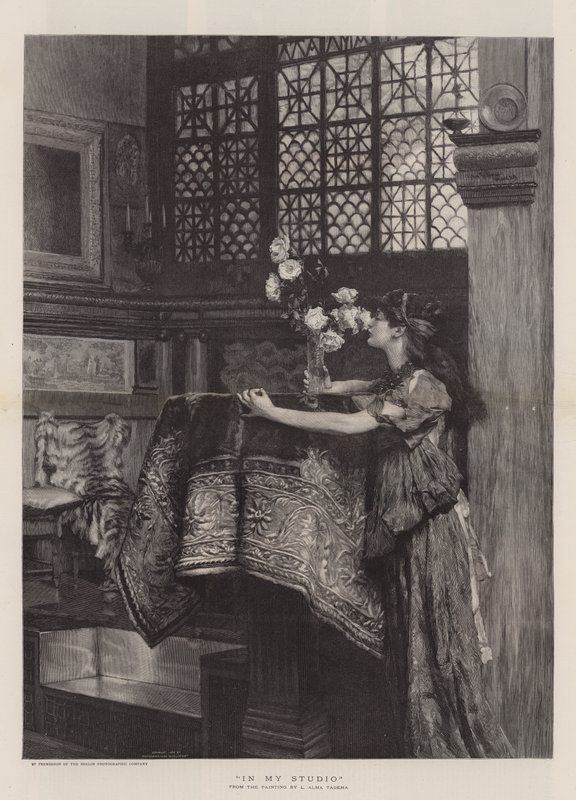 I Min Studio av Lawrence Alma Tadema